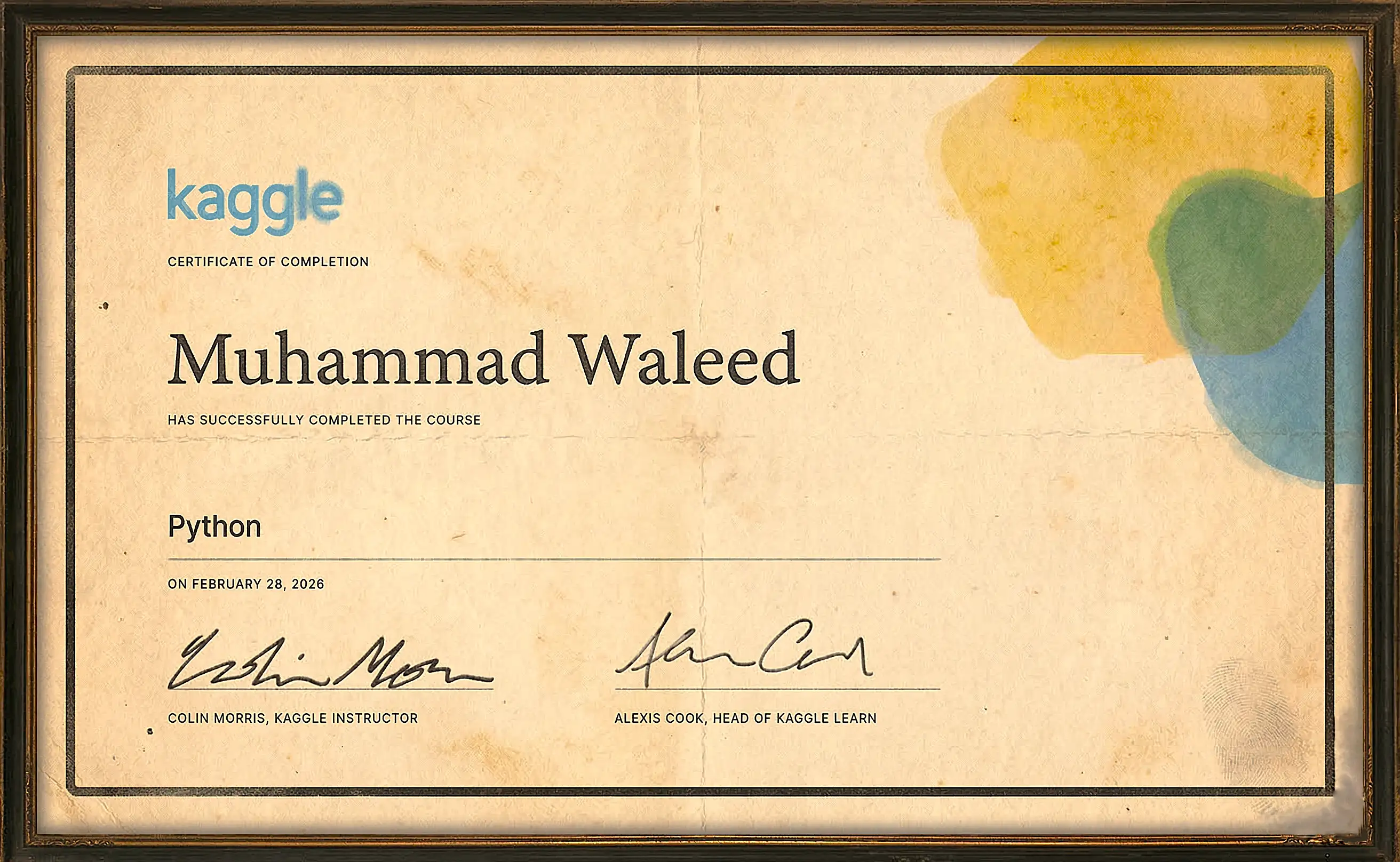 Data Science Certificate